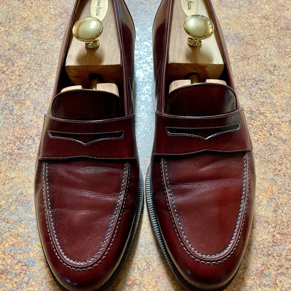 FERRAGAMO MENS DRESS SHOES 12 D